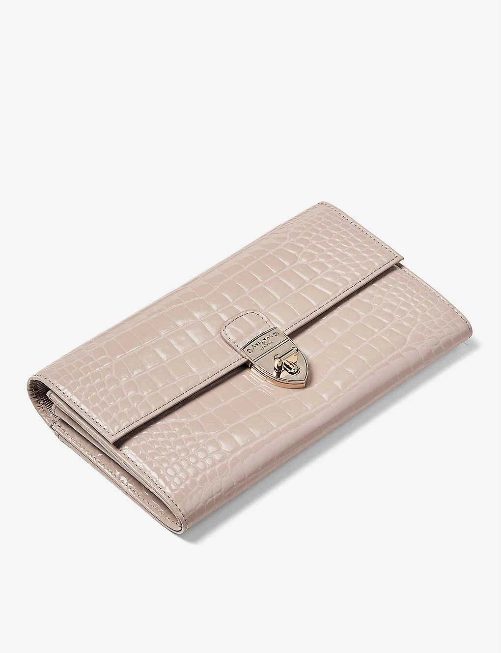 Mayfair Croc-embossed Leather Clutch Purse 2 Mayfair Croc-embossed Leather Clutch Purse - Image 2