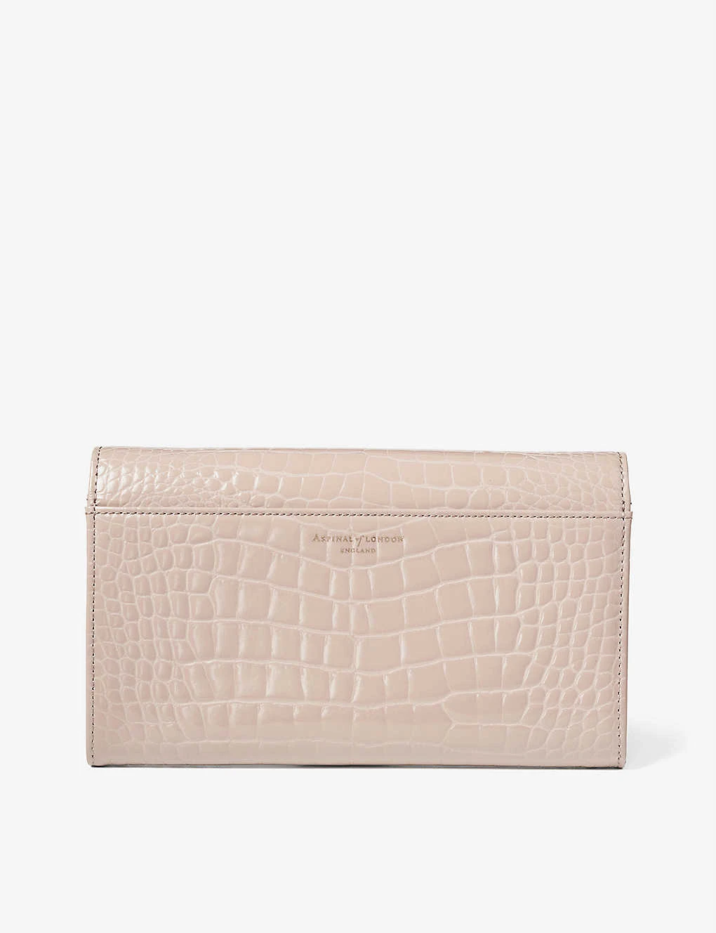 Mayfair Croc-embossed Leather Clutch Purse 3 Mayfair Croc-embossed Leather Clutch Purse - Image 3