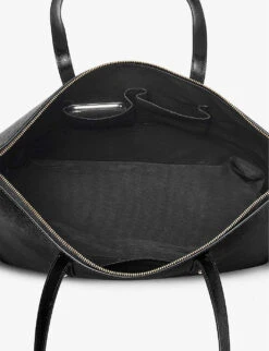 Regent Logo-embossed Leather Tote Bag -Kurtgeiger Store R03770138 BLACK ALT04