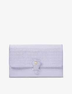 Logo-embellished Leather Travel Wallet