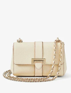 Lottie Logo-engraved Leather Shoulder Bag