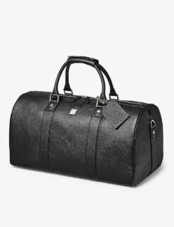 Boston Grained-leather Duffle Bag -Kurtgeiger Store R03805657 BLACK ALT02