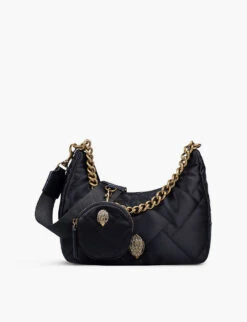 Kurt Geiger London Quilted Recycled Nylon Cross-body Bag