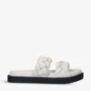 KG Kurt Geiger Rath Braided Vegan-leather Sliders