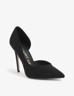 KG Kurt Geiger Vegan Alexandra3 Suedette Court Shoes -Kurtgeiger Store R03831932 BLACK ALT02