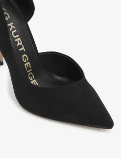 KG Kurt Geiger Vegan Alexandra3 Suedette Court Shoes -Kurtgeiger Store R03831932 BLACK ALT04