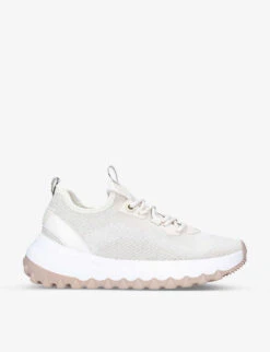 KG Kurt Geiger Lowell Logo-embroidered Knitted Low-top Trainers