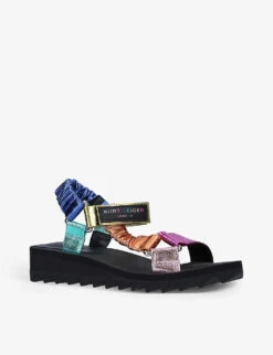 Kurt Geiger London Orion Logo-print Woven Sandals -Kurtgeiger Store R03838894 MULTOTHER ALT02