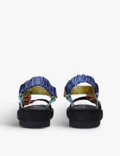 Kurt Geiger London Orion Logo-print Woven Sandals -Kurtgeiger Store R03838894 MULTOTHER ALT03