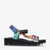 Kurt Geiger London Orion Logo-print Woven Sandals