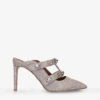 Kurt Geiger London Octavia Gem-embellished Woven Mules