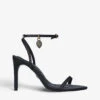 Kurt Geiger London Shoreditch Eagle-charm Leather Heeled Sandals