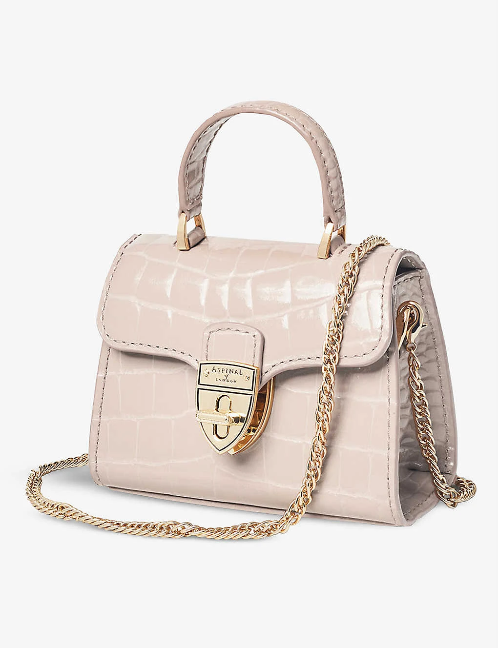 Mayfair Mini Croc-embossed Leather Top-handle Bag 2 Mayfair Mini Croc-embossed Leather Top-handle Bag - Image 2