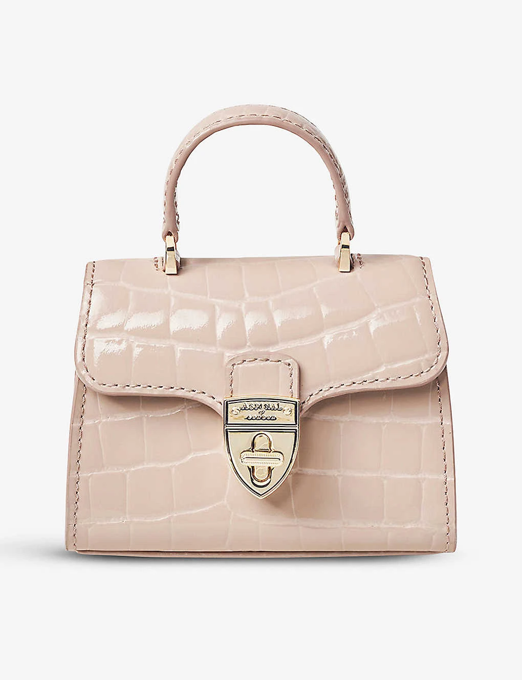 Mayfair Mini Croc-embossed Leather Top-handle Bag 5 Mayfair Mini Croc-embossed Leather Top-handle Bag - Image 5