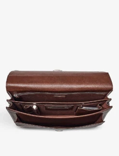 City Grained-leather Messenger Bag -Kurtgeiger Store R03848045 TOBACCO ALT03