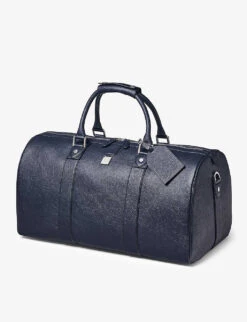 Boston Grained-leather Duffle Bag -Kurtgeiger Store R03848118 NAVY ALT02