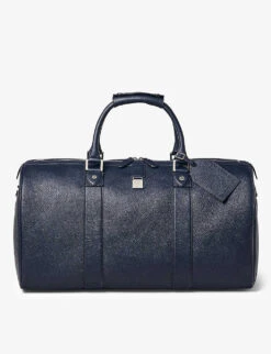 Boston Grained-leather Duffle Bag