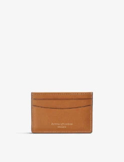 Logo-embellished Leather Card Holder -Kurtgeiger Store R03848148 TAN ALT02