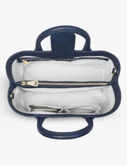 London Medium Leather Tote Bag -Kurtgeiger Store R03848204 NAVY ALT03