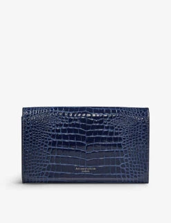 Logo-embellished Leather Travel Wallet -Kurtgeiger Store R03848311 MIDNIGHTBLUE ALT03