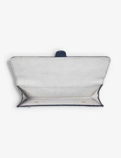 Logo-embellished Leather Travel Wallet -Kurtgeiger Store R03848311 MIDNIGHTBLUE ALT04