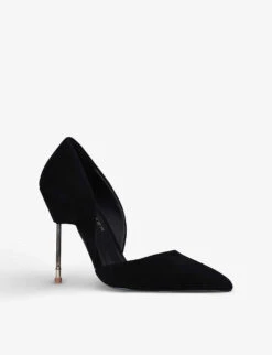 Kurt Geiger London Bond Satin Courts -Kurtgeiger Store R03860497 BLACK ALT02