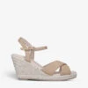 KG Kurt Geiger Purdy Vegan-leather Wedge Espadrille Sandals