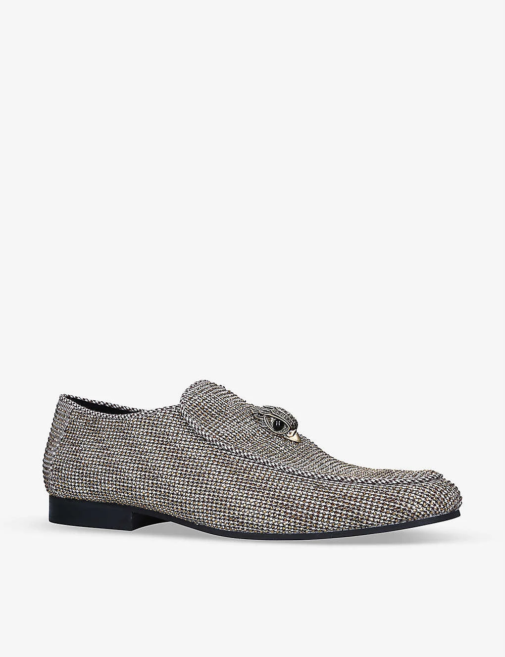 Kurt Geiger London Hugh Eagle-embellished Woven Loafers 3 Kurt Geiger London Hugh Eagle-embellished Woven Loafers - Image 3