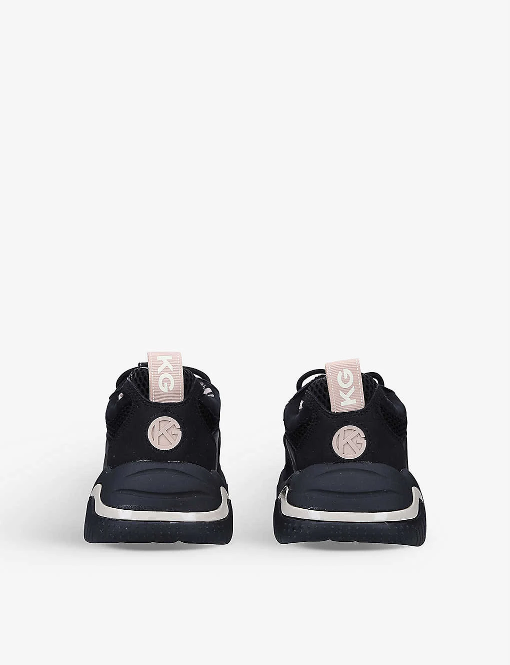 KG Kurt Geiger Lulu Swirl Vegan-leather And Woven Low-top Trainers 4 KG Kurt Geiger Lulu Swirl Vegan-leather And Woven Low-top Trainers - Image 4