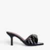 Kurt Geiger London Kensington Embellished Quilted-leather Mules