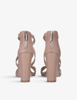 KG Kurt Geiger Vegan Faun Cross-over Faux-leather Sandals -Kurtgeiger Store R03890876 BLUSH ALT03