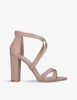 KG Kurt Geiger Vegan Faun Cross-over Faux-leather Sandals