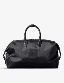 Logo-embellished Woven Duffle Bag -Kurtgeiger Store R03894238 BLACK ALT02