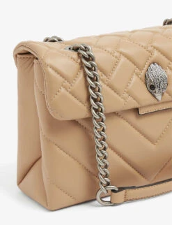 Kurt Geiger London Kensington Leather Cross-body Bag 5 Kurt Geiger London Kensington Leather Cross-body Bag -Kurtgeiger Store R03897373 CAMEL ALT01