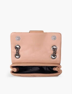Kurt Geiger London Kensington Mini Leather Cross-body Bag 7 Kurt Geiger London Kensington Mini Leather Cross-body Bag -Kurtgeiger Store R03897374 CAMEL ALT03
