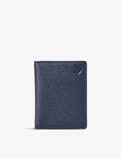 Travel Logo-embellished Leather Card Holder