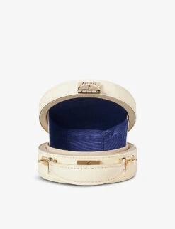 Hat Box Mini Croc-embossed Leather Cross-body Bag 7 Hat Box Mini Croc-embossed Leather Cross-body Bag -Kurtgeiger Store R03907521 IVORY ALT02