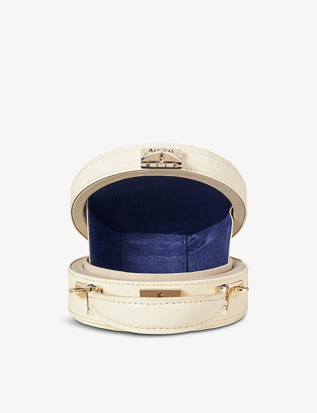 Hat Box Mini Croc-embossed Leather Cross-body Bag 3 Hat Box Mini Croc-embossed Leather Cross-body Bag - Image 3