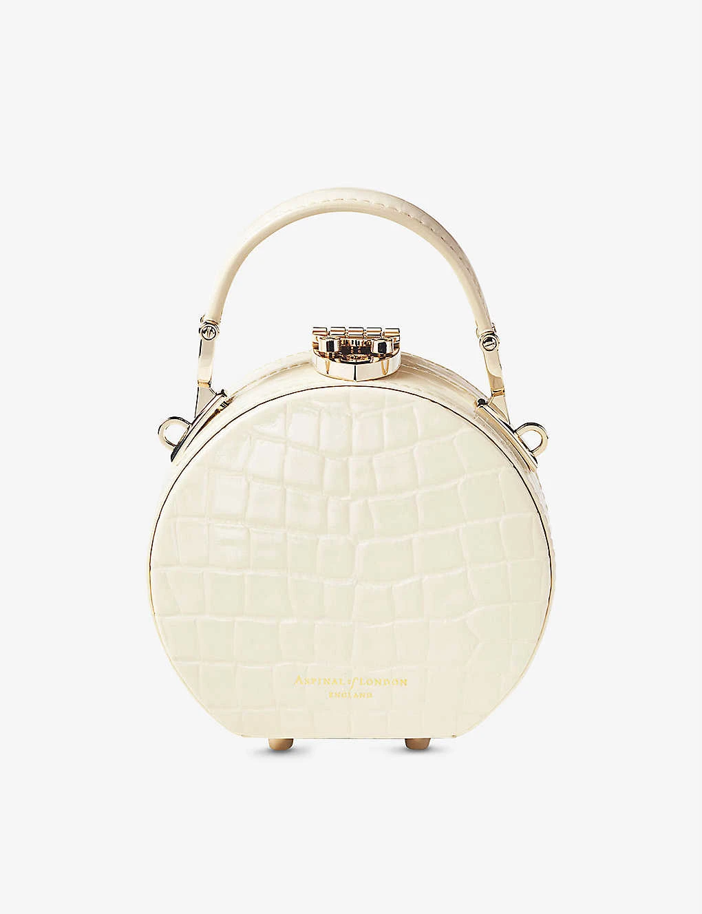 Hat Box Mini Croc-embossed Leather Cross-body Bag 5 Hat Box Mini Croc-embossed Leather Cross-body Bag - Image 5