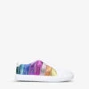 Kurt Geiger London Mini Lane Stripe Leather Trainers 6-7 Years