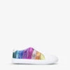 Kurt Geiger London Mini Lane Stripe Leather Trainers 7-9