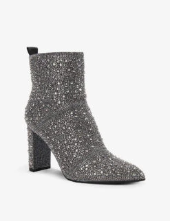 KG Kurt Geiger Suri Vegan Embellished Boots -Kurtgeiger Store R03918716 PEWTER ALT02