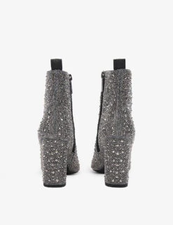 KG Kurt Geiger Suri Vegan Embellished Boots -Kurtgeiger Store R03918716 PEWTER ALT03