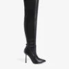 KG Kurt Geiger Stevie Pointed-toe Stiletto-heel Woven Over-the-knee Boots