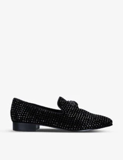 Kurt Geiger London Ace Studded Suede Loafers