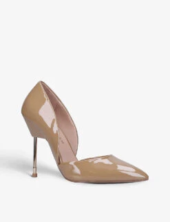Kurt Geiger London Bond Patent-leather Courts -Kurtgeiger Store R03929493 CAMEL ALT02