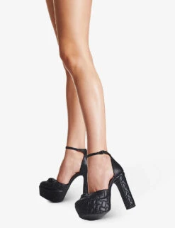 Kurt Geiger London Kensington Platform Leather Courts -Kurtgeiger Store R03929498 BLACK ALT04