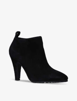 Kurt Geiger London Shoreditch Suede Booties 6 Kurt Geiger London Shoreditch Suede Booties -Kurtgeiger Store R03929540 BLACK ALT02