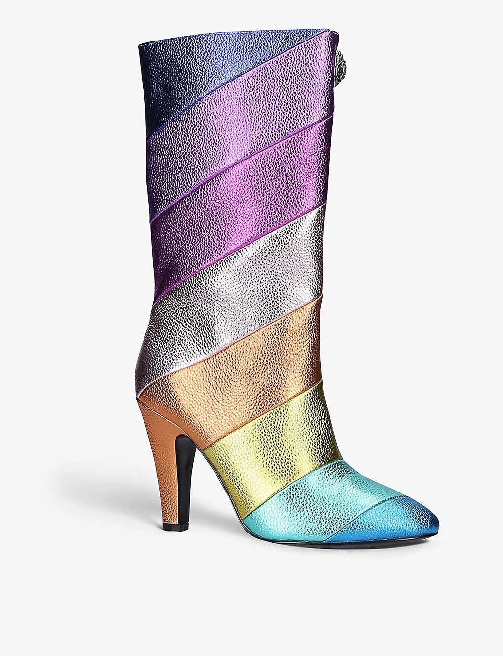 Kurt Geiger London Rainbow Kensington Leather Knee-high Boots 2 Kurt Geiger London Rainbow Kensington Leather Knee-high Boots - Image 2