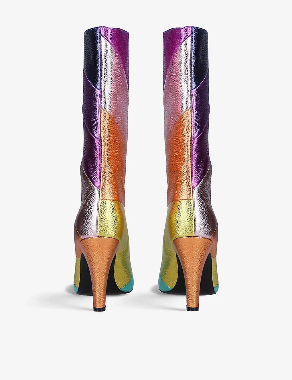 Kurt Geiger London Rainbow Kensington Leather Knee-high Boots 3 Kurt Geiger London Rainbow Kensington Leather Knee-high Boots - Image 3